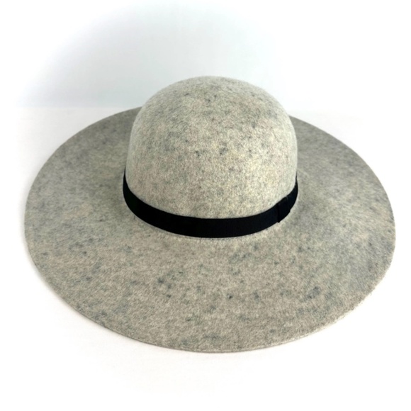 Maison Scotch ‘Scotch & Soda Felted Wool Round Flouncy Hat in Heather Grey - M - Picture 3 of 10
